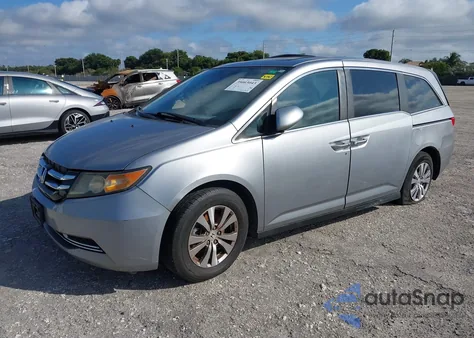 2016 Honda Odyssey Ex-L from USA, damaged, VIN 5FNRL5H6XGB010115